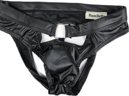 BamBella ® Slip Onderbroek - Maat XL - MAT glans - Zwart BDSM kleding erotische heren kleding — thumbnail 3