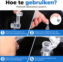 Heuts Goods Sex Kussen® - Sex Kussen - Half Moon - Sex Meubel - Sex Pillow - Seksspeeltjes voor koppel - Opblaasbaar Seks Kussen - Voor Mannen & Vrouwen - Seksspeeltjes — thumbnail 4