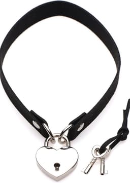 Lock-It Heart Choker Met Afsluitbaar Hartje — thumbnail 1