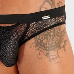 WOH microfiber herenslip night universe zwart — thumbnail 4