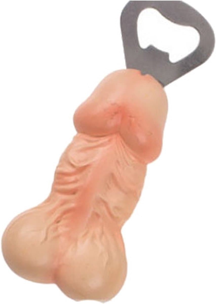 Erotische flessenopener penis met magneet — afbeelding 1
