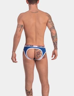 Barcode Berlin Maxime Backless Brief Royal - MAAT L - Erotisch Heren Ondergoed - Slip voor Man - Sexy mannen Slip — thumbnail 4