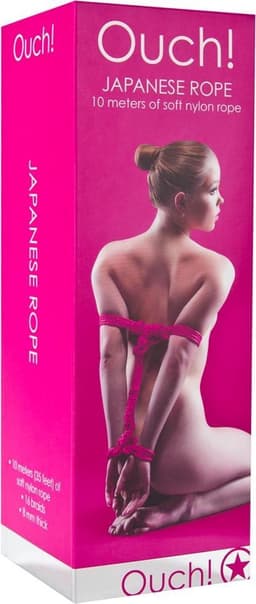 OUCH! – Japanse Bondage Touw voor de Wildste Fantasieën 10 Meter – Roze — thumbnail 2