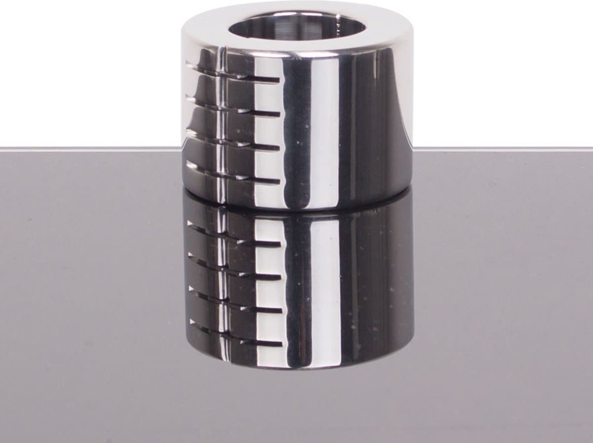 Ballstretcher RVS met groeven scharnierend 42 mm hoog  Ø 35 mm — afbeelding 1