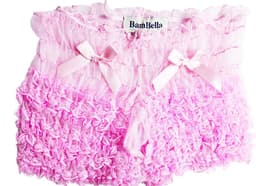 BamBella ® - Boxer short - Onesize - Sexy Erotische - Roze Dun kant gaas stof Ondergoed — thumbnail 1