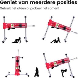 Pro 1 Premium Seksmachine 2.0 Smart App met dildo en afstandsbediening Rood — thumbnail 13