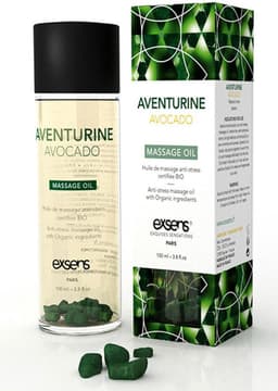 Exsens - Biologische Aventurijn Avocado Sensuele Lichaams- & Massageolie — thumbnail 2