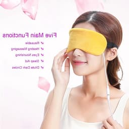 Verwarmd Oogmasker met USB, Draagbaar Stoommasker voor Ontspanning, Oogmassage en Vermindering van Blefaritis, Droge Ogen en Stress tijdens Reizen — thumbnail 4