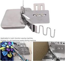Presser foot with rolled hem, 4-way sewing machine Double folding rack cylinder for industrial stitching machine accessories[26mm]Spare parts — thumbnail 6