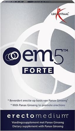 Lucovitaal EM5 Erectomedium Forte - 6 capsules - Voedingssupplementen — thumbnail 17