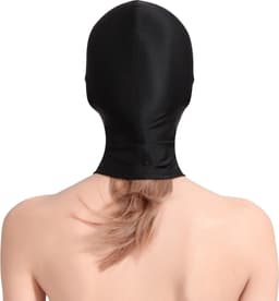 Banoch - Mask/3 hole Black - Spandex Masker - BDSM - Zwart — thumbnail 3