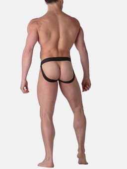 WOH heren jockstrap sexy fun zwart — thumbnail 2