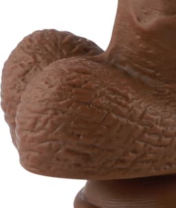 Dildo EZfunLok voor Auxfun Plus Seksmachine Bruin 21 cm — thumbnail 4