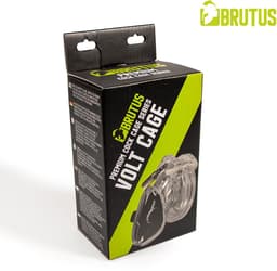 Brutus - Volt Cage - Electro Chastity Cage Kuisheidskooi - Clear — thumbnail 4