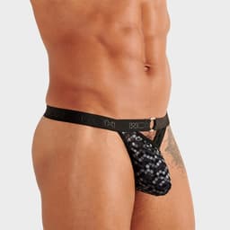 WOH heren microfiber G-string pure seduction zwart — thumbnail 3