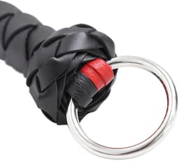 Smart Moves - Flogger - PU Leer - 72 cm - Rood/Zwart — thumbnail 3
