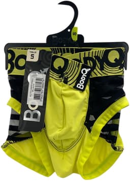 BodyQ Sexy Heren Boxershort – Geel met Net Zwart – Erotische Herenlingerie – Maat S — thumbnail 2