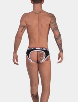 Barcode Berlin Maxime Backless Brief Black - MAAT XL - Erotisch Heren Ondergoed - Slip voor Man - Sexy mannen Slip — thumbnail 4