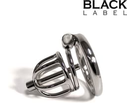 Black Label - The Knob Maker Chastity Cage - RVS Verwisselbare ringen — thumbnail 2