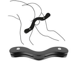 Ballen Crusher - Hout - Zwart - BDSM - Heren - Scrotum