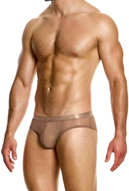 MODUS VIVENDI Mesh Through Classic Brief Skin - MAAT XL - Erotisch Heren Ondergoed - Slip voor Man - Sexy mannen Slip — thumbnail 5