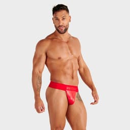 WOH heren microfiber G-string night universe rood — thumbnail 3