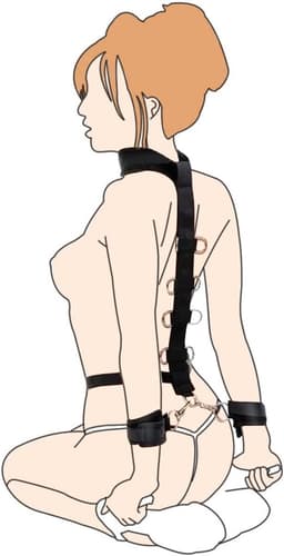 Killogood Bondage set met halsband en handboeien – erotisch BDSM accessoire — thumbnail 7