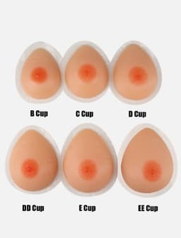 Zelfklevende Siliconen Borsten – Cup D – 1000 gram- Borstprothese – Travestie, Crossdress & Cosplay –Nep Tieten-Nep Borsten- — thumbnail 6