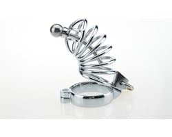 Chastity Cage - kuisheidskooi met dilator - voor mannen - stainless steel - Prolink Novelties® nr. 6