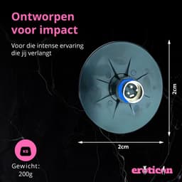Eroticon - 3XLR naar Suction Cup Zuignap Verloopstuk - Voor Eroticon Sex Machine - Seksmachine - Neukmachine - Corrector — thumbnail 2