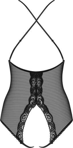 Obsessive Open kruis body - Erotische Body - Maat S/M - Zwart — thumbnail 15