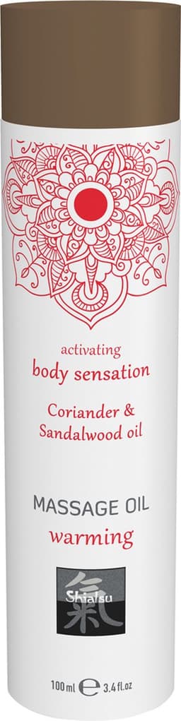 Verwarmende Massage Olie - Koriander & Sandelhout — thumbnail 1