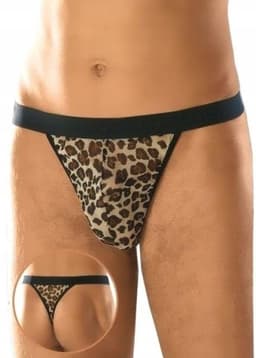 SoftLine Collection | Sexy transparente heren string panterprint | korting | sale S t/m L S t/m L — thumbnail 1