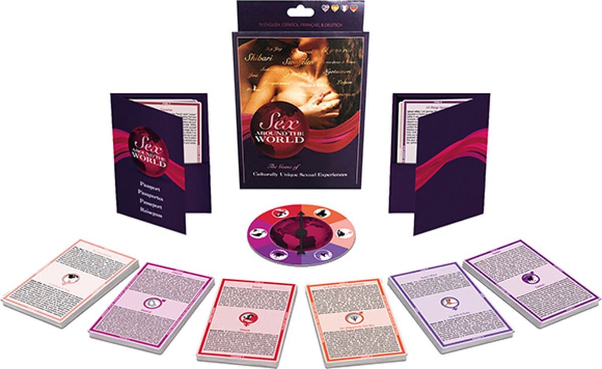 Kheper Games Sex Around the World - Erotisch Kaartspel - Reiseditie - Verken de Wereld aan de Hand van Seks — afbeelding 1