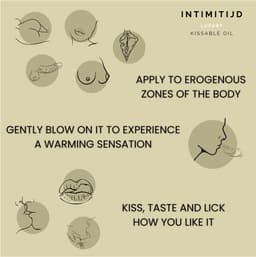 Intimitijd - Luxury Kissable Oil - Wild Honey — thumbnail 4