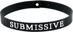 Rimba - Halsband - Collar Met Tekst - Submissive - Verstelbaar - Siliconen — thumbnail 2