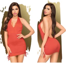Penthouse Lingerie Earth Shaker - Erotische Jurk - Maat L/XL - Rood — thumbnail 15