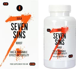 Seven Sins - Boost - Zaadproductie - 60 tabletten — thumbnail 4