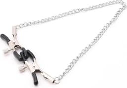 Tepelklem | Tepelklemmen met ketting ca. 32cm | Tepelklem met ketting | Tepelklemmen | Seks speeltje | Kinky seks — thumbnail 3