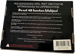 TyMiToys Erotische Toren - Nederlandstalig Jenga Sex Spel - Jenga Spel voor volwassenen - Ontdeugende Blokkentoren - Actief Spel voor stellen - Valentijns Spel - Vrijgezellen avond - Spice up your Sexlife — thumbnail 3