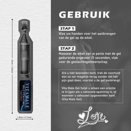 Vitamale - Erectie Gel - Erectie Gel voor mannen - 5 Sachets - #1 Erectie Gel in Nederland en Belgie - Discreet geleverd - #SPRING PROMO — thumbnail 4