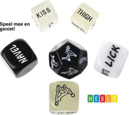 Spannende Erotische Dobbelstenen - Gloeien in het Donker - van Heble® — thumbnail 2