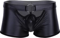 Boxer-Latex-Heren-Short-Lingerie-Lakleer-Erotisch-Goedkoop-Mannen-Stretch — thumbnail 1