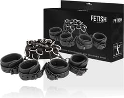 FETISH SUBMISSIVE BONDAGE | Fetish Submissive Luxury Bed Restraints Complete Set | Extreme BDSM | Bondage Games | Sex Toys for Couples | Sex Games — thumbnail 2