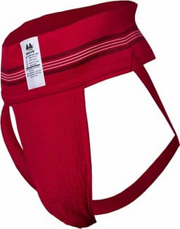 MM Sports The Original No. 10 Swimmer/Jogger Jockstrap 3 inch Red - MAAT XL - Heren Ondergoed - Jockstrap voor Man - Mannen Jock — thumbnail 1