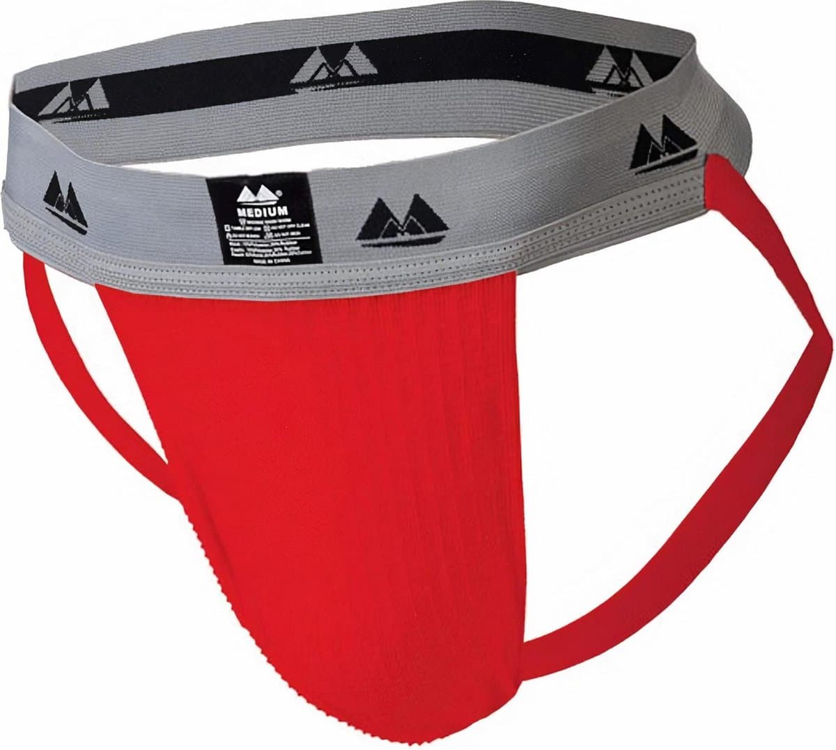 MM Sports Original Edition Swimmer/Jogger Jockstrap 2 inch Red - MAAT S - Heren Ondergoed - Jockstrap voor Man - Mannen Jock — afbeelding 1