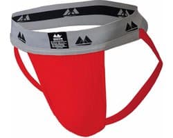 MM Sports Original Edition Swimmer/Jogger Jockstrap 2 inch Red - MAAT S - Heren Ondergoed - Jockstrap voor Man - Mannen Jock