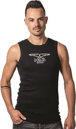Mister b tanktop shirt zwart small — thumbnail 1
