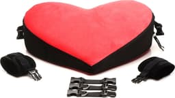 XR Brands - Bondage Kussen - Rood & Zwart — thumbnail 2