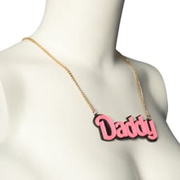 Banoch | Daddy halsband - hanger met goudkleurige ketting — thumbnail 3
